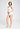 Full-body view of a women model wearing HA off white cotton Maxi Briefs