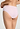 Back view of a women model wearing HA rose bath cotton Maxi Briefs