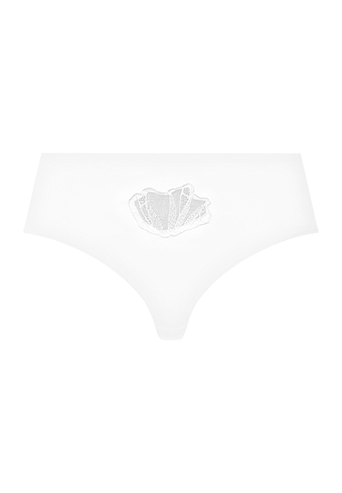 Front cutout view of HA off white cotton Midi Briefs