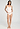 Full-body view of a women model wearing HA off white cotton Midi Briefs