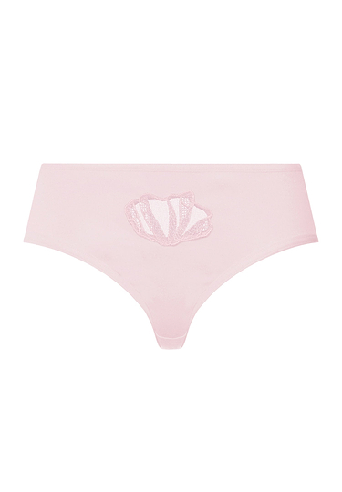 Front cutout view of HA rose bath cotton Midi Briefs