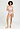 Full-body view of a women model wearing HA rose bath cotton Midi Briefs