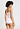 Back view of a women model wearing HA rose bath cotton Spaghetti Top