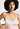 Close-up view of a women model wearing HA rose bath cotton Spaghetti Top