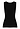 Back cutout view of HA black cotton Tank Top