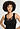 Close-up view of a women model wearing HA black cotton Tank Top