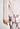 Close-up view of a women model wearing HA moonlight modal/viscose/tencel L/SLV Shirt