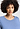 Close-up view of a women model wearing HA bluebird modal/viscose/tencel L/SLV Shirt