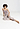 Full-body view of a women model wearing HA divided circles modal/viscose/tencel Long Pants