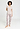 Full-body view of a women model wearing HA moonlight modal/viscose/tencel S/SLV Shirt