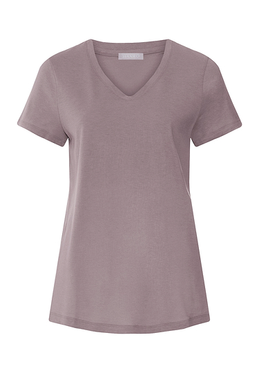 Front cutout view of HA stormy rose modal/viscose/tencel S/SLV Shirt