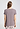 Back view of a women model wearing HA stormy rose modal/viscose/tencel S/SLV Shirt