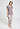 Full-body view of a women model wearing HA stormy rose modal/viscose/tencel S/SLV Shirt