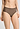 Front view of a women model wearing HA natural teak microfibre Maxi Briefs