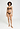 Full-body view of a women model wearing HA natural teak microfibre Soft Cup Bra