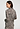 Back view of a women model wearing HA calm systems modal/viscose/tencel L/SLV Shirt