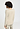 Back view of a women model wearing HA creamy silk modal/viscose/tencel L/SLV Shirt