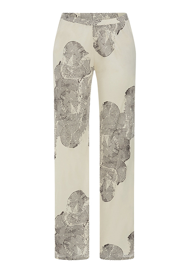 Front cutout view of HA serene systems modal/viscose/tencel Long Pants