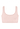 Front cutout view of HA rosewater microfibre Crop Top