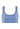 Front cutout view of HA bluebird microfibre Crop Top