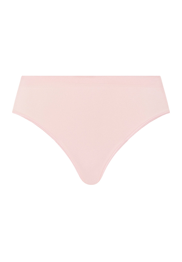 Front cutout view of HA rosewater microfibre Midi Briefs