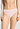 Front view of a women model wearing HA rosewater microfibre Midi Briefs