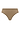 Front cutout view of HA suede camel microfibre Midi Briefs