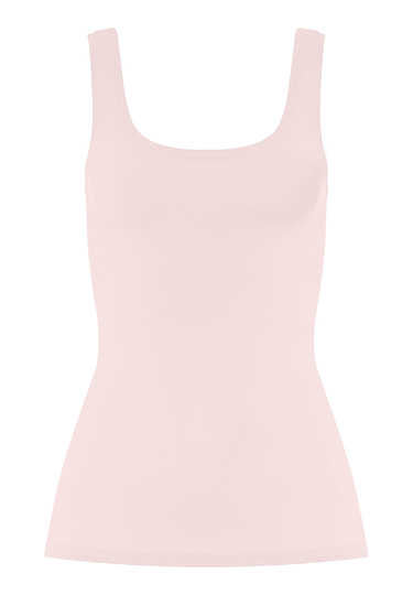 Front cutout view of HA rosewater microfibre Tank Top