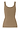 Back cutout view of HA suede camel microfibre Tank Top