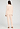 Back view of a women model wearing HA creamy glass cotton L/SLV Pajama