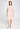 Front view of a women model wearing HA creamy glass cotton S/SLV Nightdress 100cm