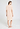 Back view of a women model wearing HA creamy glass cotton S/SLV Nightdress 100cm