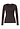 Front cutout view of HA dark mocha modal/viscose/tencel L/SLV Shirt