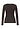 Back cutout view of HA dark mocha modal/viscose/tencel L/SLV Shirt