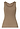 Front cutout view of HA suede camel modal/viscose/tencel Tank Top