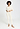 Full-body view of a women model wearing HA misty white wool Leggings
