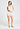 Full-body view of a women model wearing HA misty white wool Panty