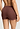 Back view of a women model wearing HA cinnamon wool Panty