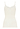Back cutout view of HA misty white wool Spaghetti Top
