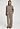 Full-body view of a women model wearing HA earthy woven cotton Long Pants
