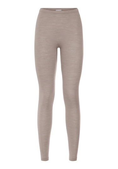 Front cutout view of HA rose grey wool Leggings