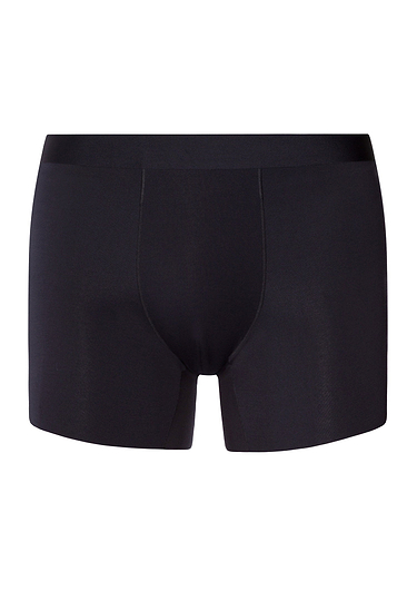 Front cutout view of Hanro black modal/viscose/tencel Pants