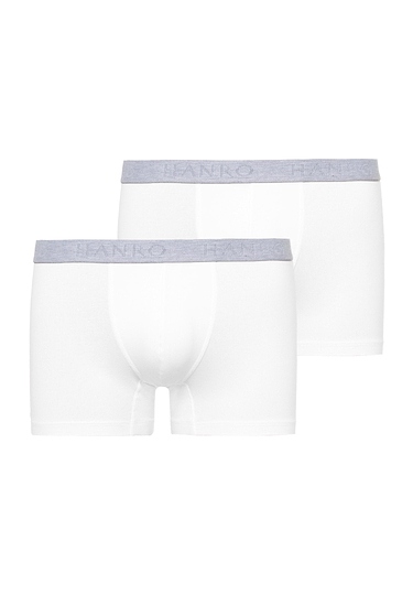 Front cutout view of HA white cotton Pants 2Pack