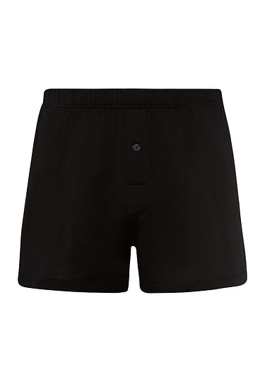 Front cutout view of HA black cotton Boxers