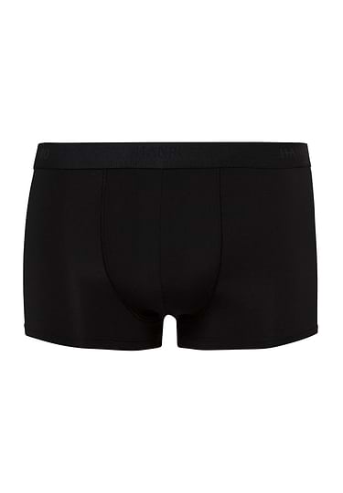 Front cutout view of HA black microfibre Pants