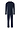 Front cutout view of HA deep navy cotton L/SLV Pajama