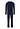 Back cutout view of HA deep navy cotton L/SLV Pajama