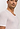 Close-up view of a men model wearing HA white cotton S/SLV Shirt