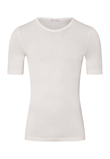 Front cutout view of HA cygne wool S/SLV Shirt
