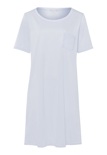 Front cutout view of HA blue glow cotton S/SLV Nightdress 90cm